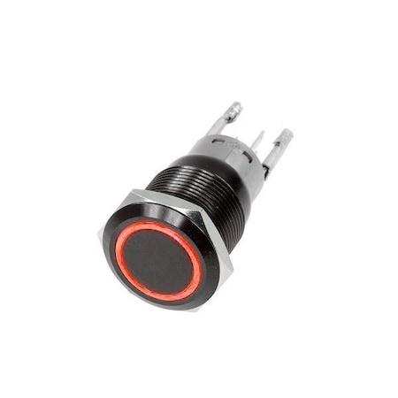 16Mm Flush Mount Pre-Wired Led 2 Position On/Off Switch (Red) (Each)